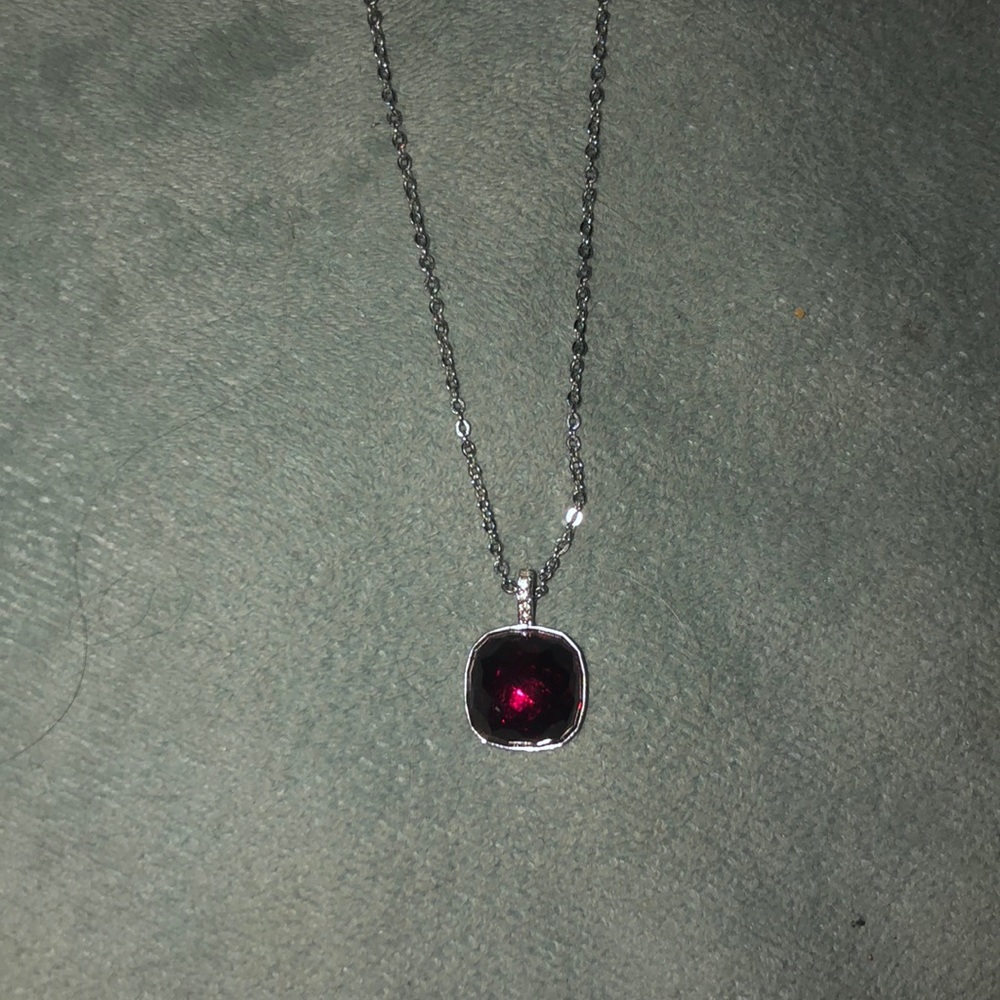 Ruby Swarovski necklace